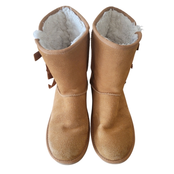 Koolaburra by Ugg Victoria Short Boot in Chestnut Size 9 - Picture 4 of 5